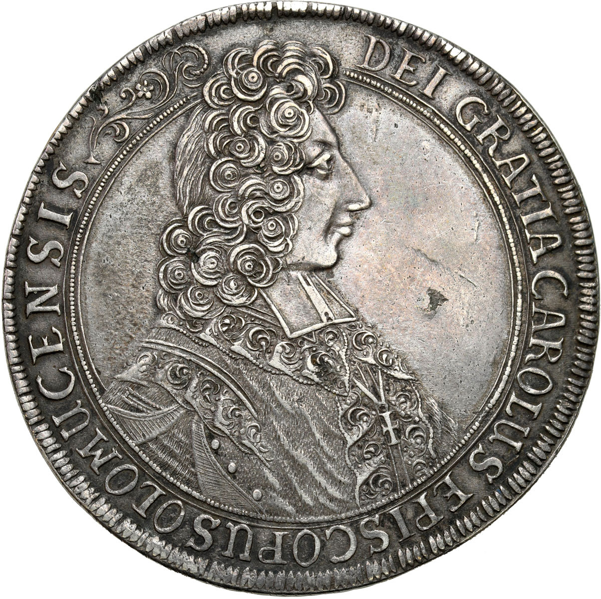 Austria. Ołomuniec (biskupstwo) Karl III von Lothringen (1695-1710) Talar 1705, Kromieryż